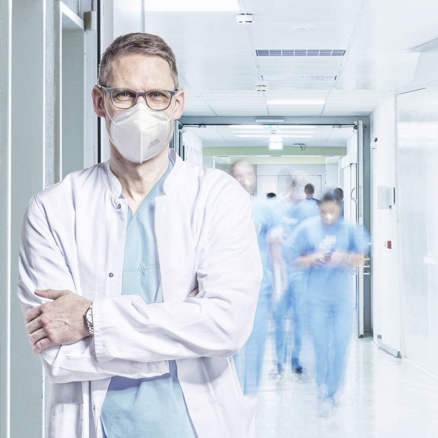 Prof. Dr. Thorsten Steinfeldt ist neuer Chefarzt der Anästhesie, Intensivmedizin und Schmerztherapie der BG Unfallklinik Frankfurt | © BG Unfallklinik Frankfurt